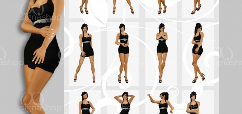 варианты поз для фотомоделей